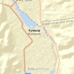 Kumysh Street Map