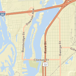 North La Crosse Street Map