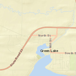 Green Lake Street Map