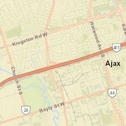 Ajax Street Map