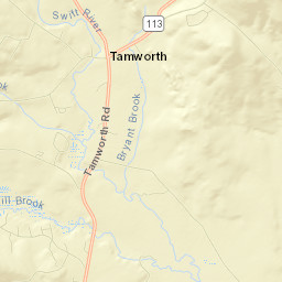 Tamworth Street Map