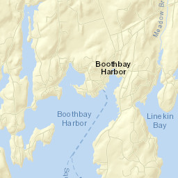 Boothbay Harbor Street Map