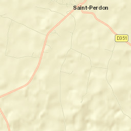 Saint-Perdon Street Map