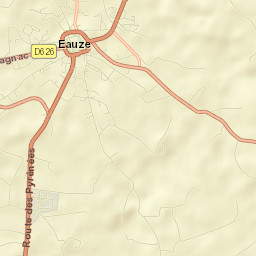 Eauze Street Map