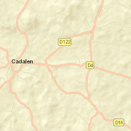 Cadalen Street Map