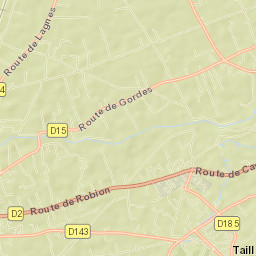 Taillades Street Map