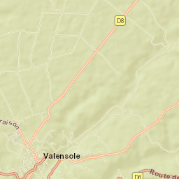 Valensole Street Map