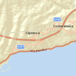 Cipressa Street Map