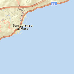 San Lorenzo al Mare Street Map