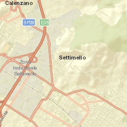 Calenzano Street Map