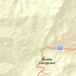 Monte Cerignone Street Map