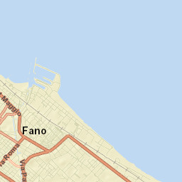 Fano Street Map