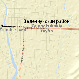 Zelenchukskaya Street Map