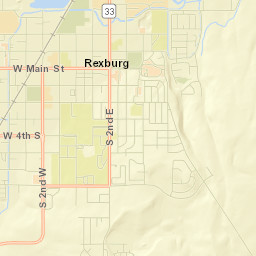 Rexburg Street Map