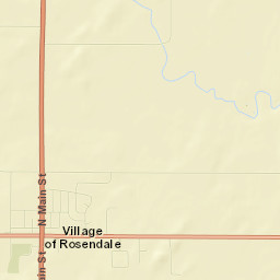 Rosendale Street Map