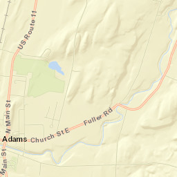 Adams Street Map