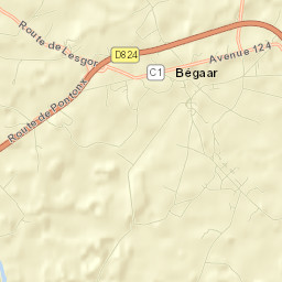 Bégaar Street Map