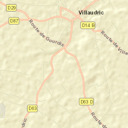 Villaudric Street Map