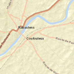 Rabastens Street Map