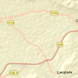 Clarensac Street Map
