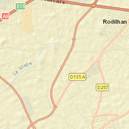 Rodilhan Street Map