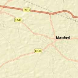 Manduel Street Map