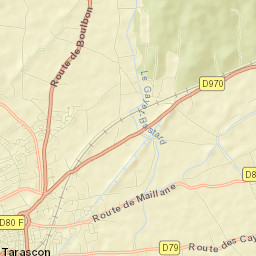 Tarascon Street Map