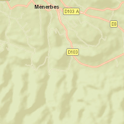 Ménerbes Street Map