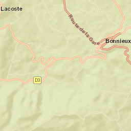 Bonnieux Street Map