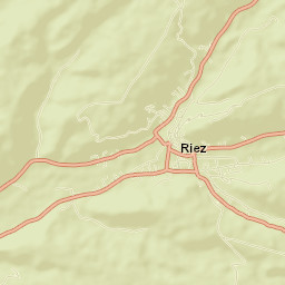 Riez Street Map