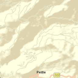 Peille Street Map