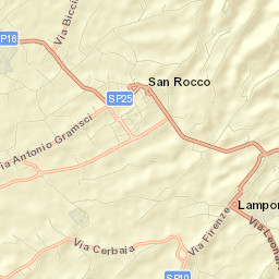 Lamporecchio Street Map