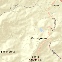 Carmignano Street Map