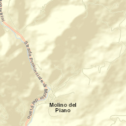 Molino del Piano Street Map