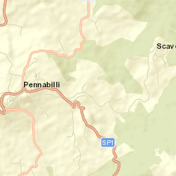 Pennabilli Street Map