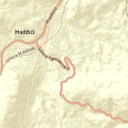 Hadžići Street Map