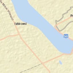 Comuna Izbiceni Street Map