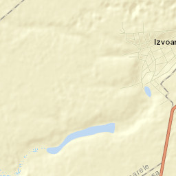 Comuna Izvoarele Street Map