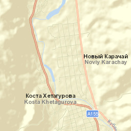 Novyy Karachay Street Map