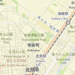 Kitami Street Map