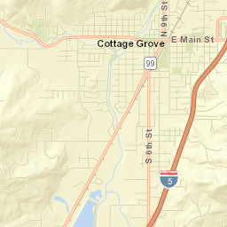 Cottage Grove Street Map