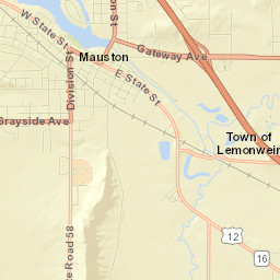 Mauston Street Map