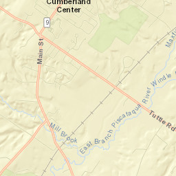 Cumberland Center Street Map
