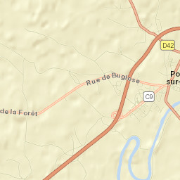 Pontonx-sur-l'Adour Street Map