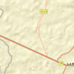 Le Houga Street Map