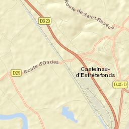 Castelnau-d'Estrétefonds Street Map