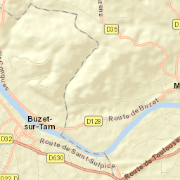 Buzet-sur-Tarn Street Map