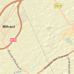 Milhaud Street Map