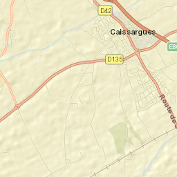 Caissargues Street Map