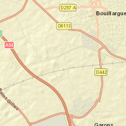 Bouillargues Street Map